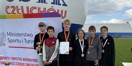 Chłopcy z SP 33 brązowymi medalistami Mistrzostw Województwa Pomorskiego w Czwórboju Lekkoatletycznym!