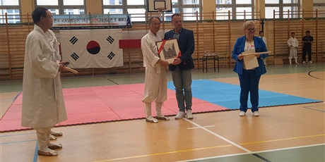 Pokaz taekwondo w naszej szkole