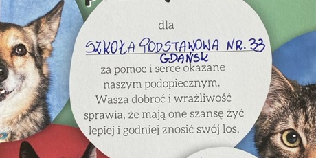 Pomagamy zwierzętom