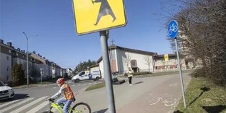 Egzamin holenderski dla młodych rowerzystów.