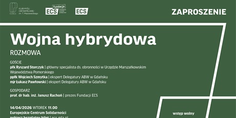 Zaproszenie na debatę w Klubie Myśli Obywatelskiej - 14/04/2026, 11.00 ECS